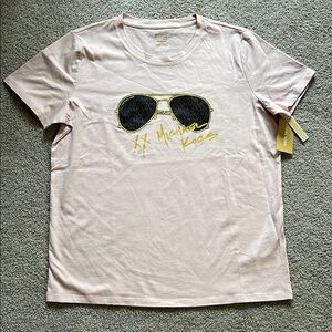 Michael Kors Pink Graphic T-Shirt